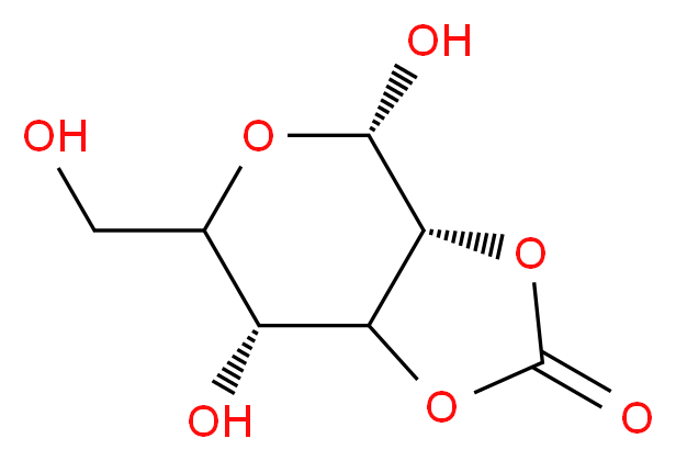 2,3-O-Carbonyl-α-D-mannopyranose_分子结构_CAS_76548-27-1)