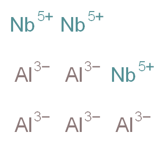 triniobium(5+) ion pentakis($l^{-3}-alumanetriuide)_分子结构_CAS_12003-75-7