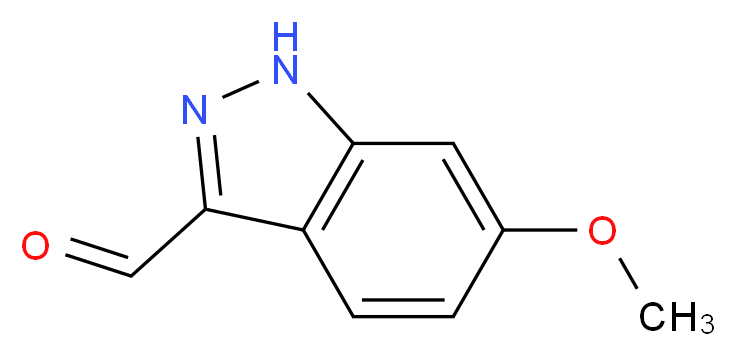 6-METHOXY-1H-INDAZOLE-3-CARBALDEHYDE_分子结构_CAS_518987-37-6)