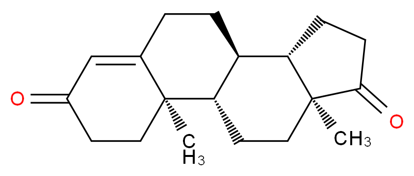 (1S,2R,10R,11S,15S)-2,15-dimethyltetracyclo[8.7.0.0<sup>2</sup>,<sup>7</sup>.0<sup>1</sup><sup>1</sup>,<sup>1</sup><sup>5</sup>]heptadec-6-ene-5,14-dione_分子结构_CAS_1963-5-8