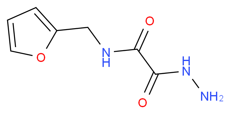 N-(2-furylmethyl)-2-hydrazino-2-oxoacetamide_分子结构_CAS_91847-07-3)