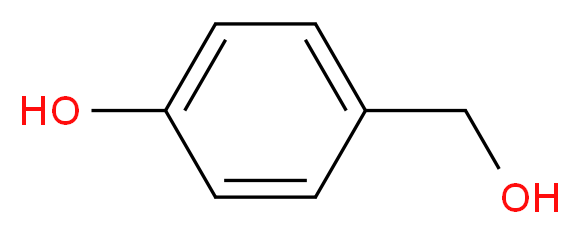 4-Hydroxybenzyl alcohol_分子结构_CAS_623-05-2)