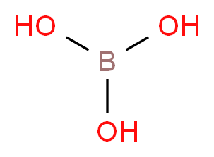 boric acid_分子结构_CAS_10043-35-3