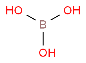 硼酸_分子结构_CAS_10043-35-3)