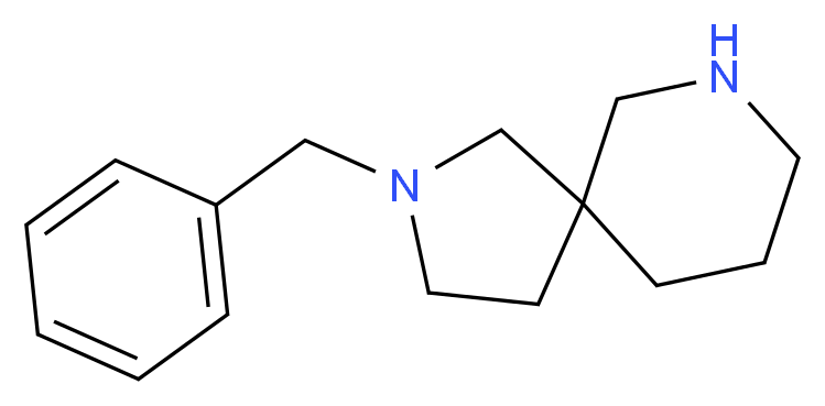 2-benzyl-2,7-diazaspiro[4.5]decane_分子结构_CAS_1086395-71-2