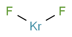 Krypton difluoride_分子结构_CAS_13773-81-4)