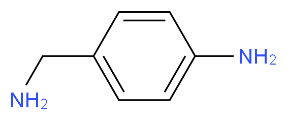 4-(aminomethyl)aniline_分子结构_CAS_4403-71-8