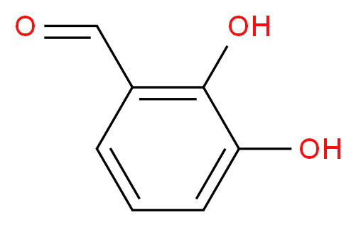 2,3-二羟基苯甲醛_分子结构_CAS_24677-78-9)