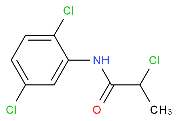 2-Chloro-N-(2,5-dichlorophenyl)propanamide_分子结构_CAS_)