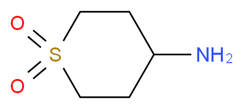 (1,1-dioxidotetrahydro-2H-thiopyran-4-yl)amine_分子结构_CAS_210240-20-3)