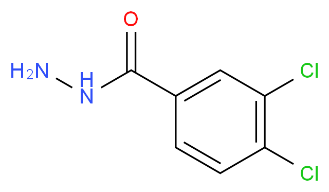 3,4-Dichlorobenzoic acid hydrazide 97%_分子结构_CAS_28036-91-1)