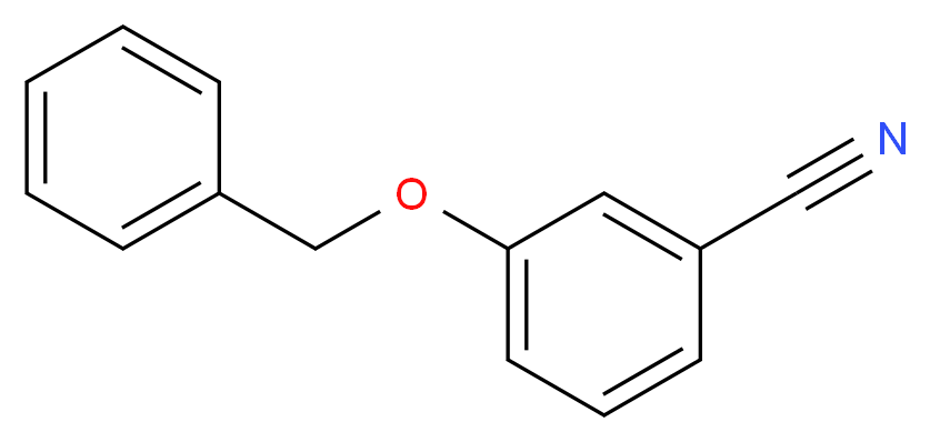 3-(Benzyloxy)benzonitrile_分子结构_CAS_61147-43-1)