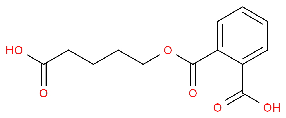 Mono(4-carboxybutyl) Phthalate_分子结构_CAS_92569-48-7)