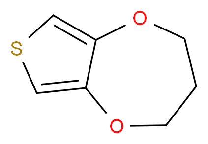 2H,3H,4H-thieno[3,4-b][1,4]dioxepine_分子结构_CAS_155861-77-1