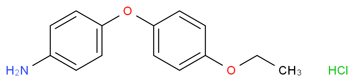 4-(4-ethoxyphenoxy)aniline hydrochloride_分子结构_CAS_51690-67-6