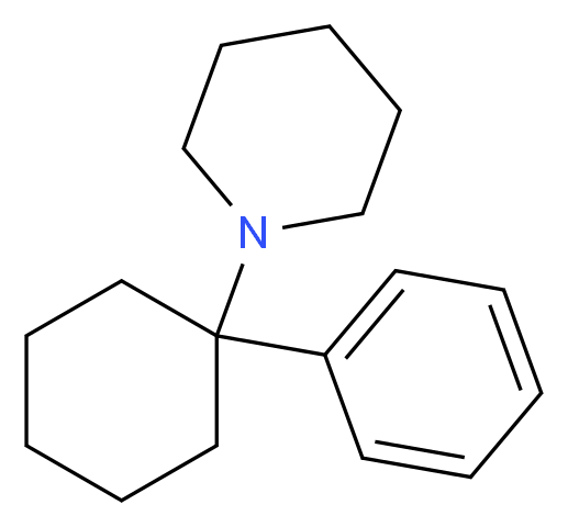 Phencyclidine_分子结构_CAS_77-10-1)