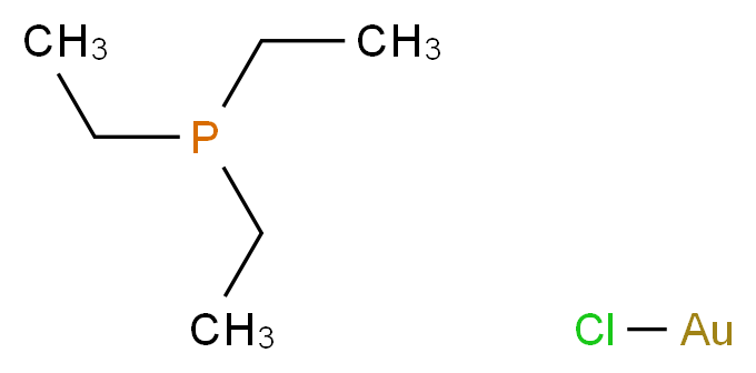 chlorogold; triethylphosphane_分子结构_CAS_15529-90-5