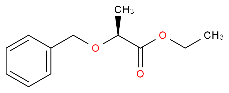 ethyl (2S)-2-(benzyloxy)propanoate_分子结构_CAS_54783-72-1