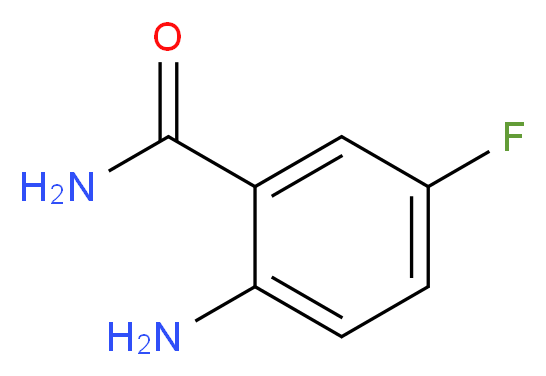 2-Amino-5-fluorobenzamide 97%_分子结构_CAS_63069-49-8)