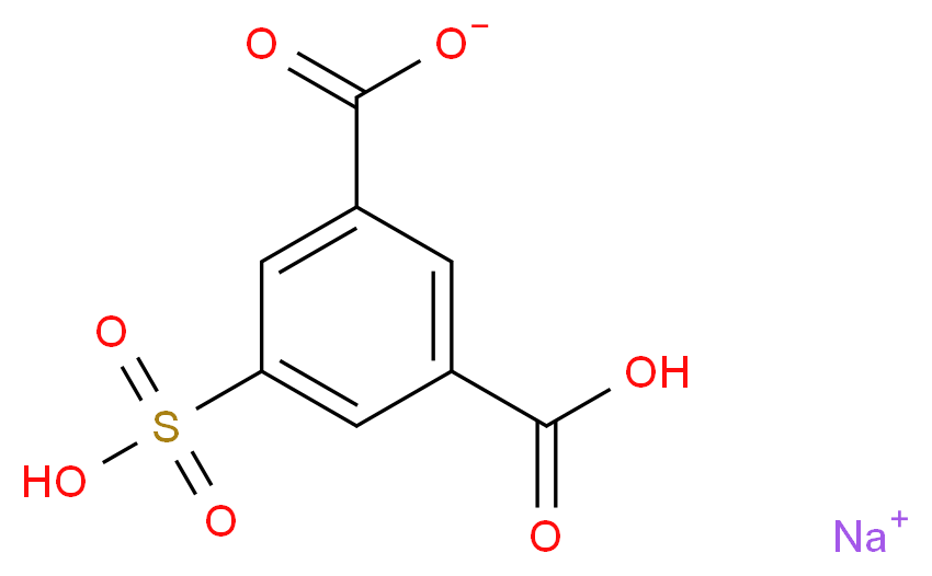 sodium 3-carboxy-5-sulfobenzoate_分子结构_CAS_6362-79-4