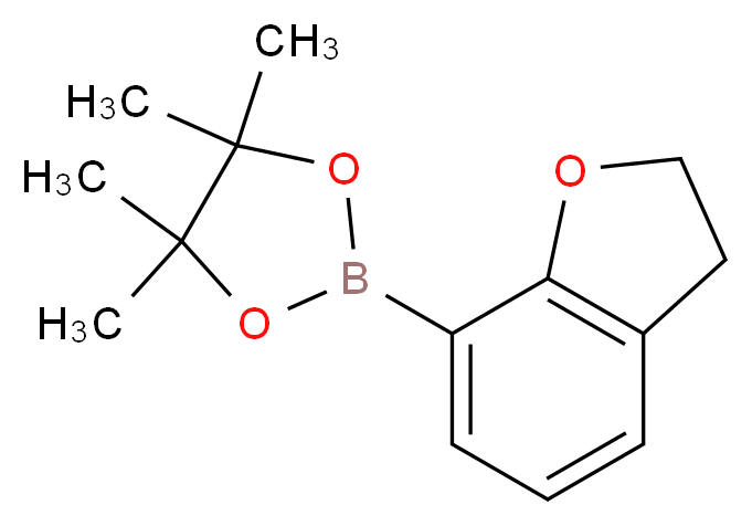 7-(4,4,5,5-tetramethyl-1,3,2-dioxaborolan-2-yl)-2,3-dihydrobenzo[b]furan_分子结构_CAS_934586-50-2)