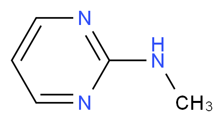 2-METHYLAMINOPYRIMIDINE_分子结构_CAS_931-61-3)