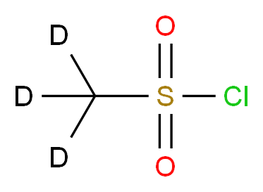 甲基-d3-磺酰氯_分子结构_CAS_35668-13-4)