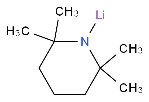 Lithium tetramethylpiperidide_分子结构_CAS_38227-87-1)