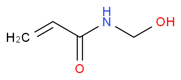 N-(hydroxymethyl)prop-2-enamide_分子结构_CAS_924-42-5