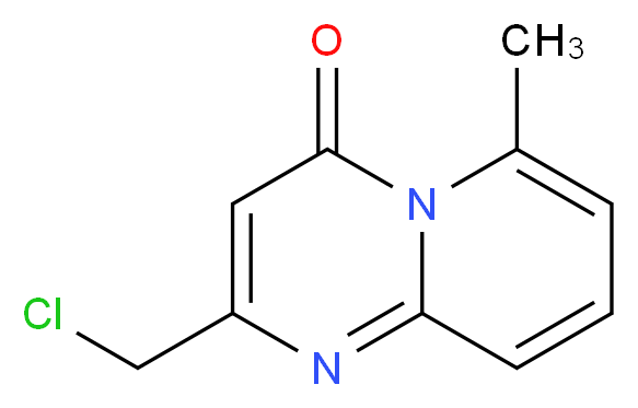 2-(chloromethyl)-6-methyl-4H-pyrido[1,2-a]pyrimidin-4-one_分子结构_CAS_87591-74-0)