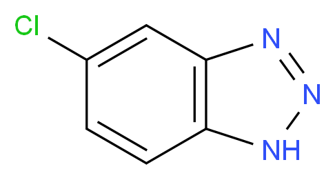 5-chloro-1H-1,2,3-benzotriazole_分子结构_CAS_94-97-3