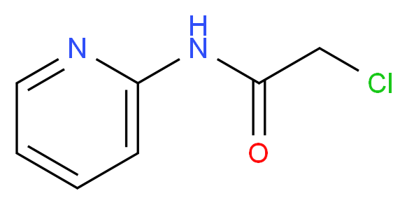 2-Chloro-N-pyridin-2-ylacetaMide_分子结构_CAS_5221-37-4)