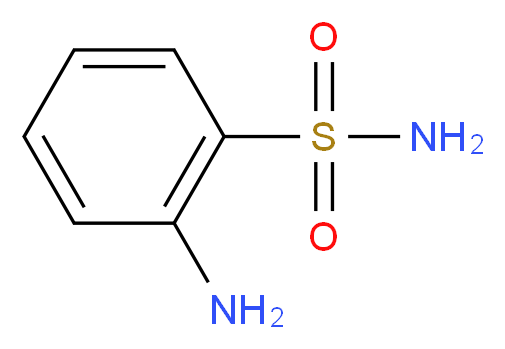 2-Aminobenzenesulphonamide_分子结构_CAS_3306-62-5)