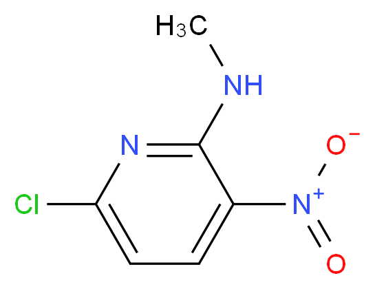 2-Methylamino-3-nitro-6-chloropyridine_分子结构_CAS_33742-70-0)