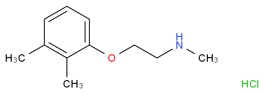N-[2-(2,3-Dimethylphenoxy)ethyl]-N-methylamine hydrochloride_分子结构_CAS_)