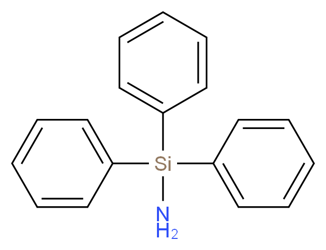 triphenylsilanamine_分子结构_CAS_4215-80-9