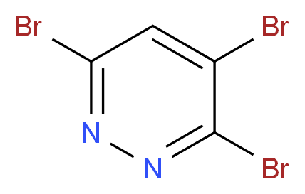 3,4,6-Tribromopyridazine_分子结构_CAS_55928-86-4)