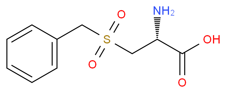 (2R)-2-amino-3-phenylmethanesulfonylpropanoic acid_分子结构_CAS_25644-88-6