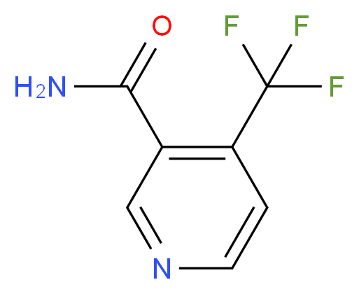 4-(Trifluoromethyl)nicotinamide_分子结构_CAS_158062-71-6)