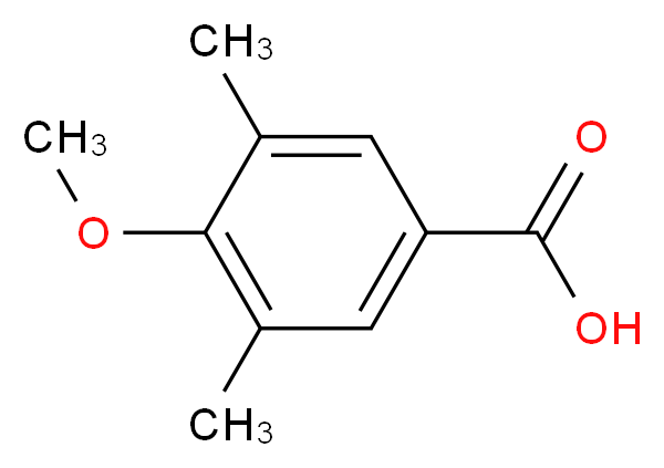 3,5-二甲基-4-甲氧基苯甲酸_分子结构_CAS_21553-46-8)