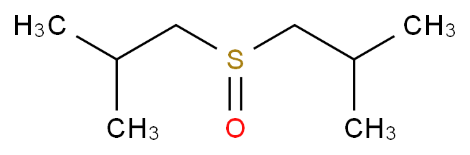 DIISOBUTYL SULFOXIDE_分子结构_CAS_3085-40-3)