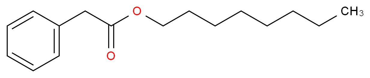 octyl 2-phenylacetate_分子结构_CAS_122-45-2