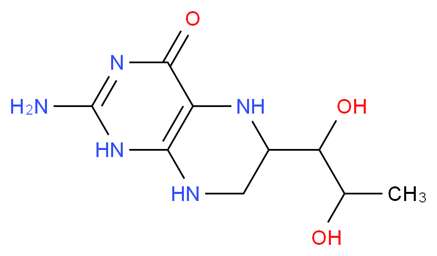 Tetrahydrobiopterin_分子结构_CAS_17528-72-2)