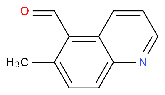 6-methylquinoline-5-carbaldehyde_分子结构_CAS_1211489-16-5