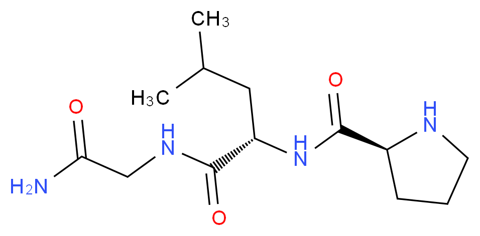 (S)-N-((S)-1-((2-amino-2-oxoethyl)amino)-4-methyl-1-oxopentan-2-yl)pyrrolidine-2-carboxamide_分子结构_CAS_)