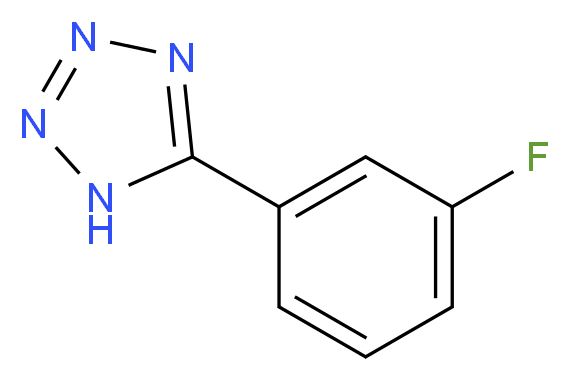 5-(3-氟苯基)-1H-四唑_分子结构_CAS_50907-20-5)