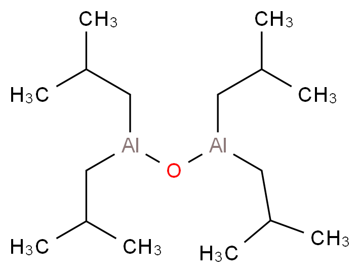 {[bis(2-methylpropyl)alumanyl]oxy}bis(2-methylpropyl)alumane_分子结构_CAS_998-00-5