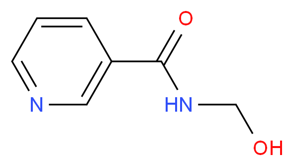 N-(Hydroxymethyl)nicotinamide _分子结构_CAS_3569-99-1)