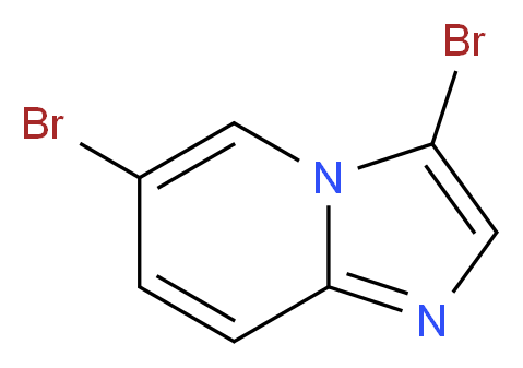 3,6-dibromoimidazo[1,2-a]pyridine_分子结构_CAS_1065074-14-7