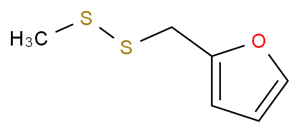 2-[(methyldisulfanyl)methyl]furan_分子结构_CAS_57500-00-2